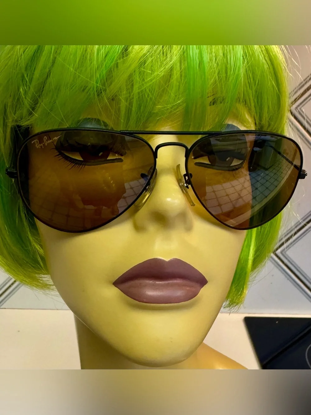 Ray-Ban Chromax rare Vintage aviator sunglasses brown lenses EC complete